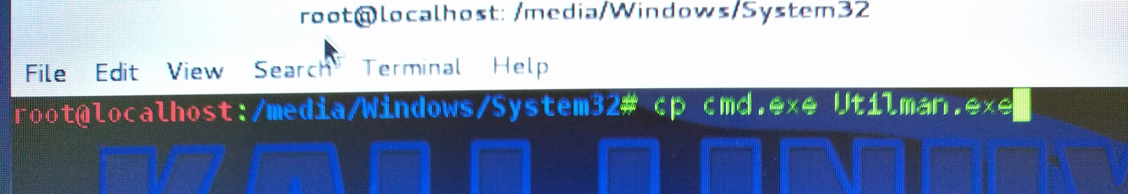 Screenshot of CMD Backdoor 2
